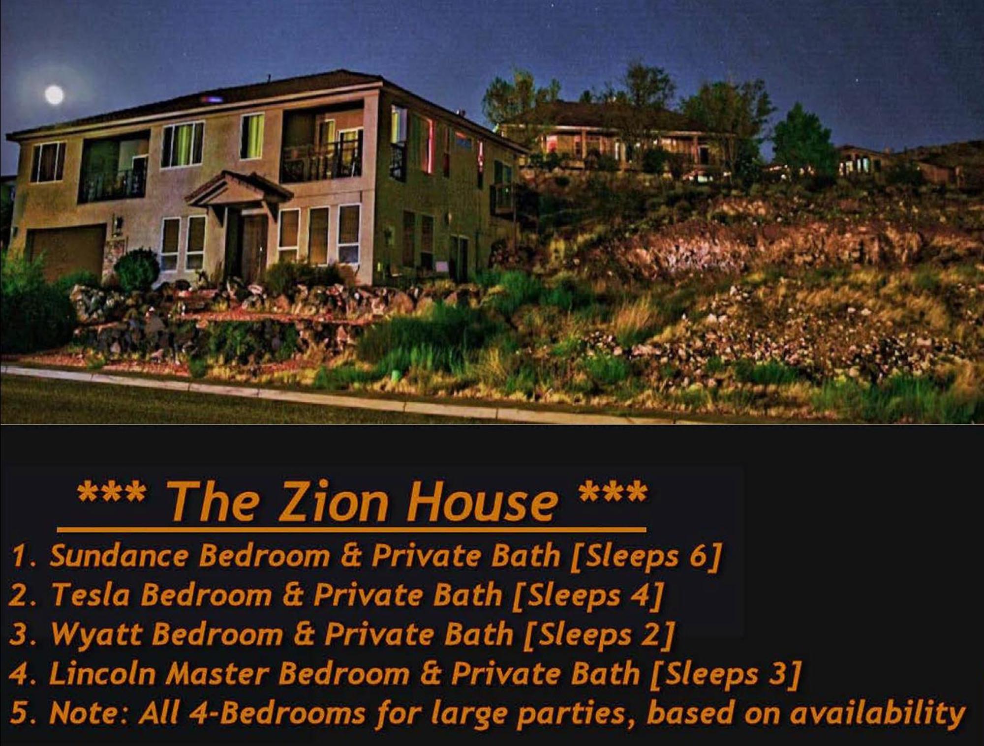 The Zion House - Affordable Bedrooms Hurricane Exterior foto